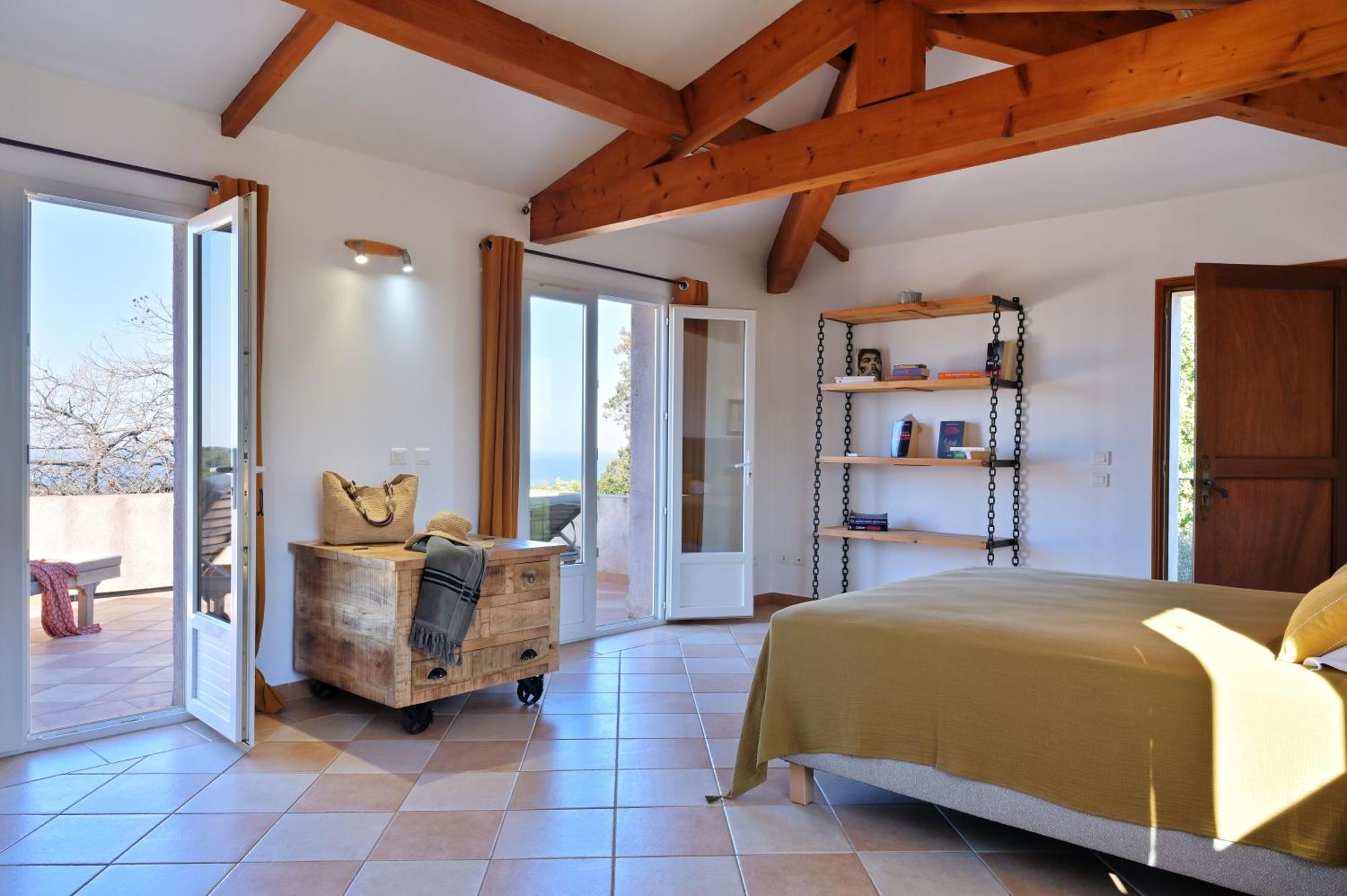 סרביון Domaine Punta Della Guardia Villa Vue Mer Dans Nature Protegee, Plage A 1,5 Km מראה חיצוני תמונה