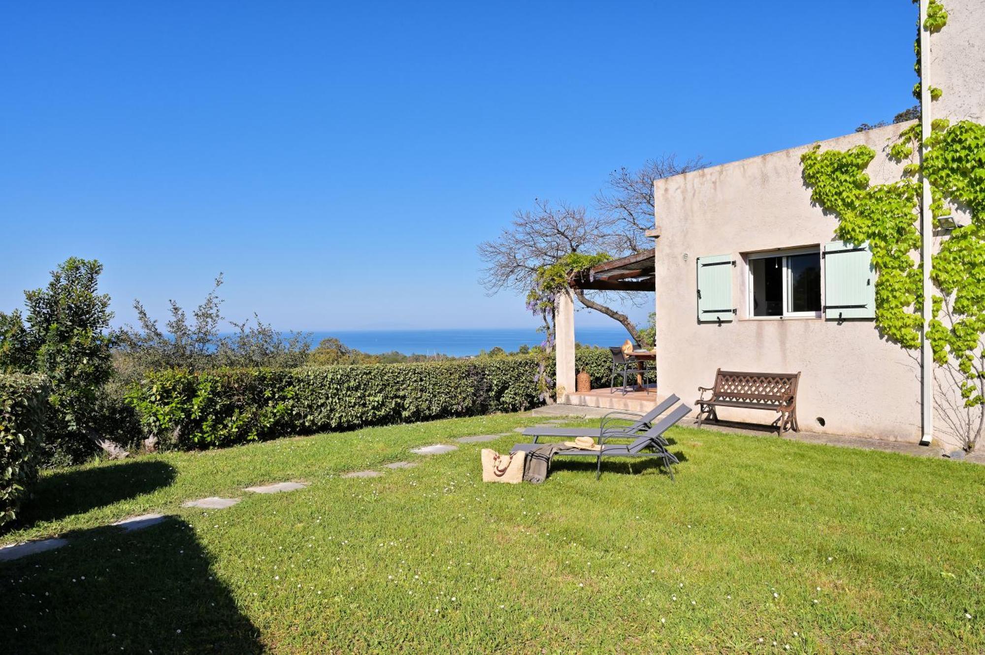 סרביון Domaine Punta Della Guardia Villa Vue Mer Dans Nature Protegee, Plage A 1,5 Km מראה חיצוני תמונה